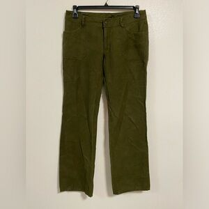Patagonia Pants Women’s Size 8 Dark Olive Hemp Blend straight leg Pants Dark